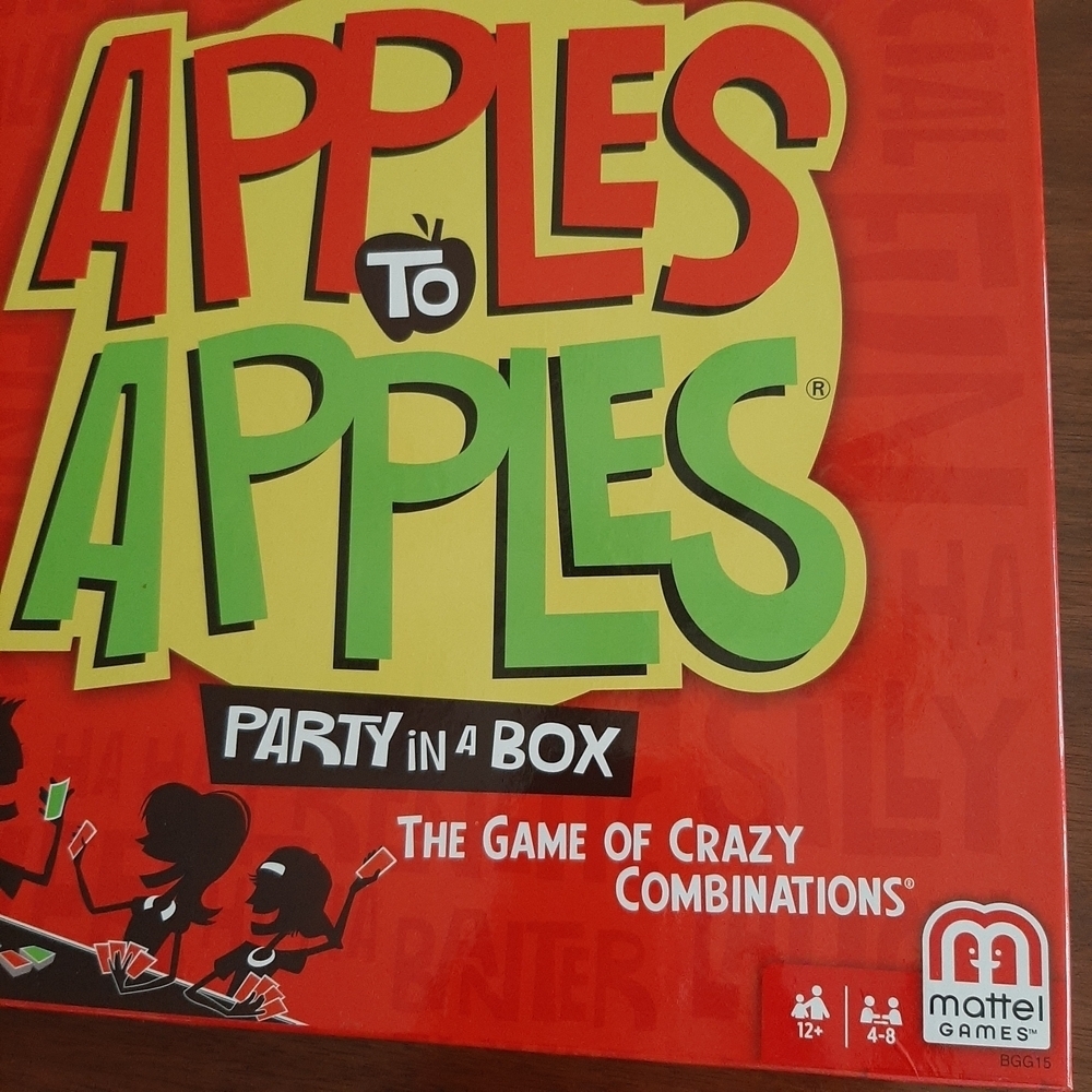 Mattel Apples to Apples Party Game - Vibrant Red and Green - Picture 2 of 7